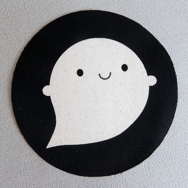 Little Ghost kawaii fabric patch